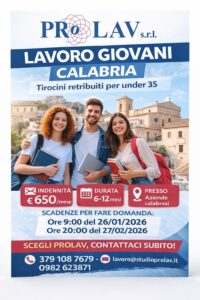 Lavoro Giovani Calabria